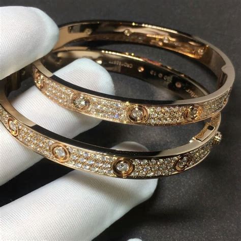 Cartier pink gold bracelets